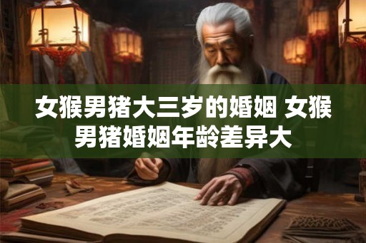 女猴男猪大三岁的婚姻 女猴男猪婚姻年龄差异大