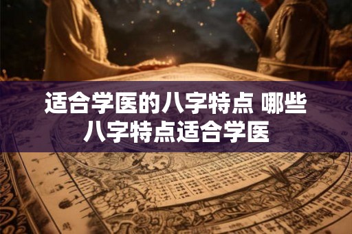 适合学医的八字特点 哪些八字特点适合学医 适合学医的八字特点 哪些八字特点适合学医
