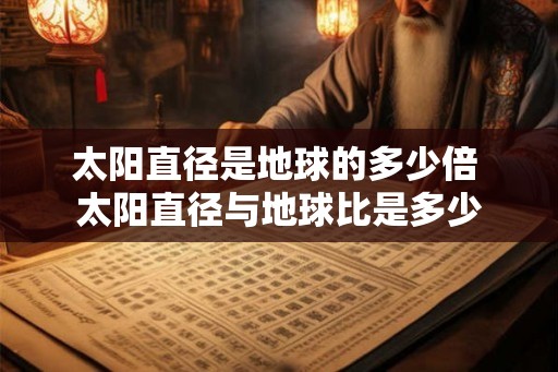 太阳直径是地球的多少倍 太阳直径与地球比是多少 太阳直径是地球的多少倍 太阳直径与地球比是多少