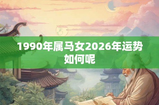 1990年属马女2026年运势如何呢 1990年属马女2026年运势如何呢