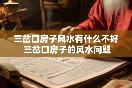 三岔口房子风水有什么不好 三岔口房子的风水问题