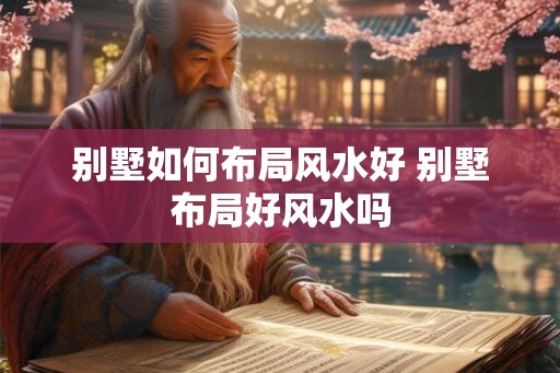 别墅如何布局风水好 别墅布局好风水吗