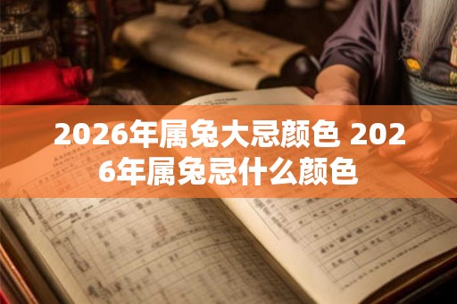 2026年属兔大忌颜色 2026年属兔忌什么颜色 2026年属兔大忌颜色 2026年属兔忌什么颜色