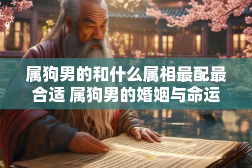 属狗男的和什么属相最配最合适 属狗男的婚姻与命运