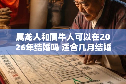 属龙人和属牛人可以在2026年结婚吗 适合几月结婚