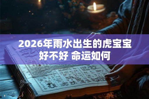 2026年雨水出生的虎宝宝好不好 命运如何