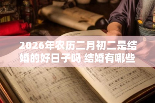 2026年农历二月初二是结婚的好日子吗 结婚有哪些禁忌