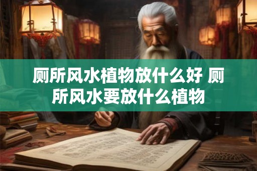 厕所风水植物放什么好 厕所风水要放什么植物