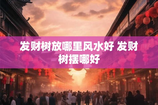 发财树放哪里风水好 发财树摆哪好