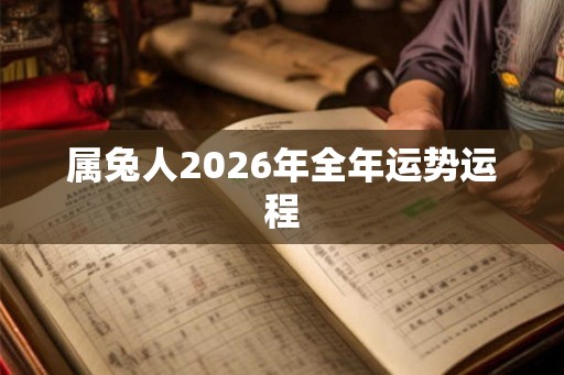 属兔人2026年全年运势运程