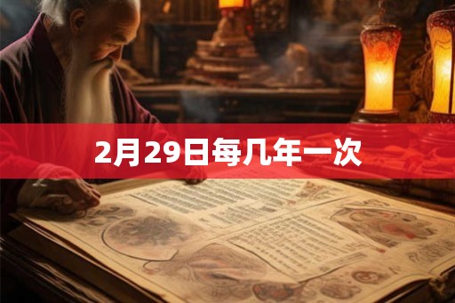 2月29日每几年一次 2月29日每几年一次