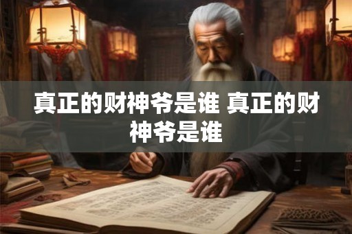 真正的财神爷是谁 真正的财神爷是谁