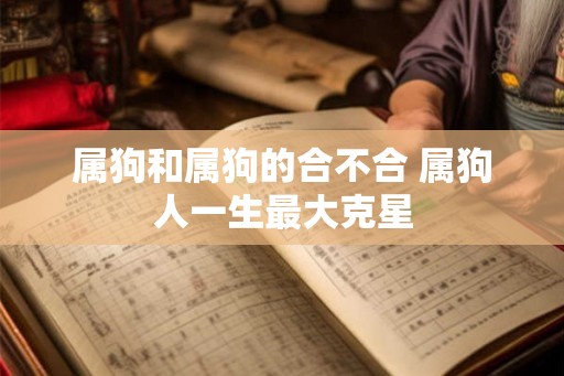 属狗和属狗的合不合 属狗人一生最大克星