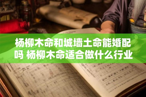 杨柳木命和城墙土命能婚配吗 杨柳木命适合做什么行业