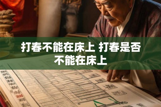 打春不能在床上 打春是否不能在床上