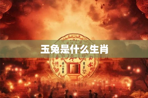 玉兔是什么生肖 玉兔是什么生肖