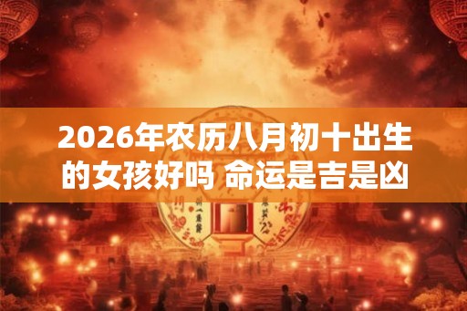 2026年农历八月初十出生的女孩好吗 命运是吉是凶