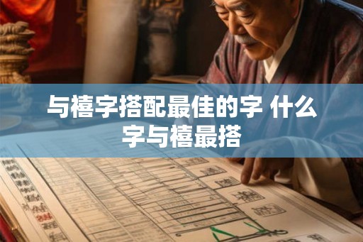 与禧字搭配最佳的字 什么字与禧最搭