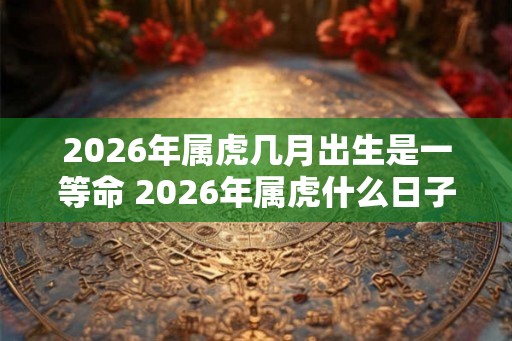 2026年属虎几月出生是一等命 2026年属虎什么日子出生好
