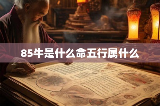85牛是什么命五行属什么