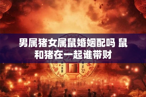男属猪女属鼠婚姻配吗 鼠和猪在一起谁带财