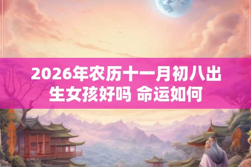 2026年农历十一月初八出生女孩好吗 命运如何
