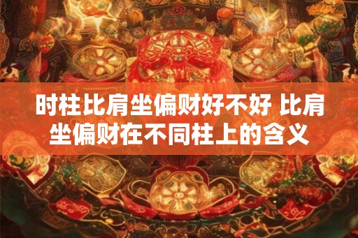时柱比肩坐偏财好不好 比肩坐偏财在不同柱上的含义