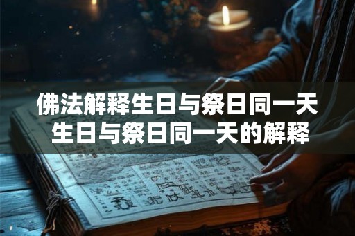 佛法解释生日与祭日同一天 生日与祭日同一天的解释