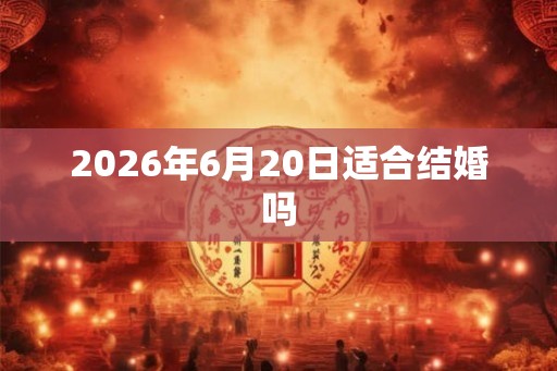 2026年6月20日适合结婚吗