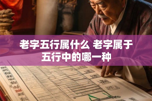老字五行属什么 老字属于五行中的哪一种 老字五行属什么 老字属于五行中的哪一种
