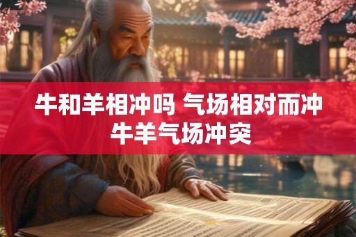 牛和羊相冲吗 气场相对而冲 牛羊气场冲突 牛和羊相冲吗 气场相对而冲 牛羊气场冲突