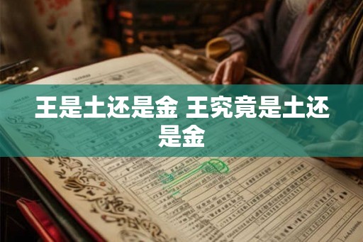 王是土还是金 王究竟是土还是金