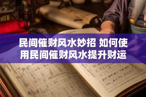 民间催财风水妙招 如何使用民间催财风水提升财运