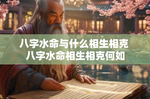八字水命与什么相生相克 八字水命相生相克何如