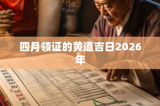 四月领证的黄道吉日2026年