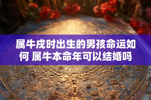 属牛戍时出生的男孩命运如何 属牛本命年可以结婚吗