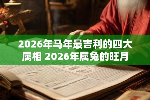 2026年马年最吉利的四大属相 2026年属兔的旺月