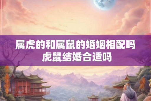 属虎的和属鼠的婚姻相配吗 虎鼠结婚合适吗