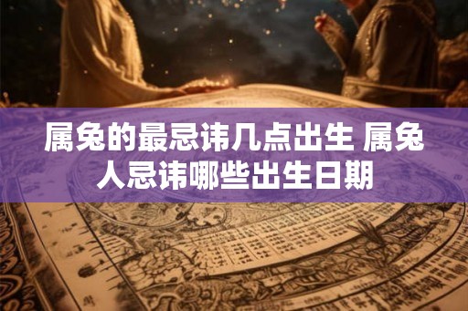 属兔的最忌讳几点出生 属兔人忌讳哪些出生日期