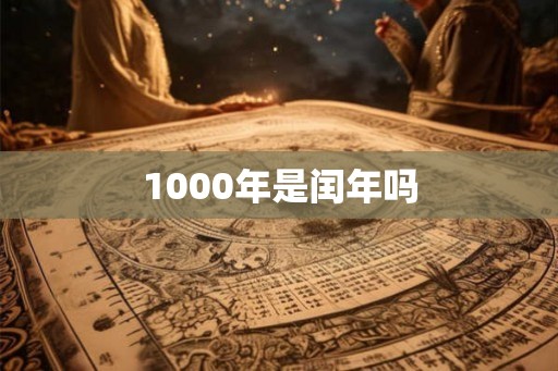 1000年是闰年吗