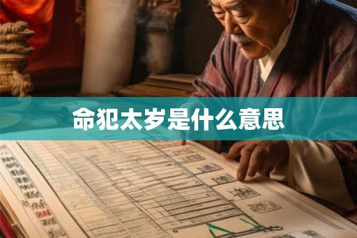 命犯太岁是什么意思