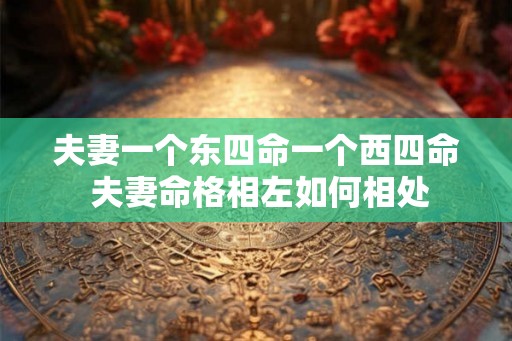 夫妻一个东四命一个西四命 夫妻命格相左如何相处