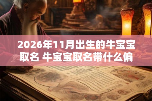 2026年11月出生的牛宝宝取名 牛宝宝取名带什么偏旁好 2026年11月出生的牛宝宝取名 牛宝宝取名带什么偏旁好