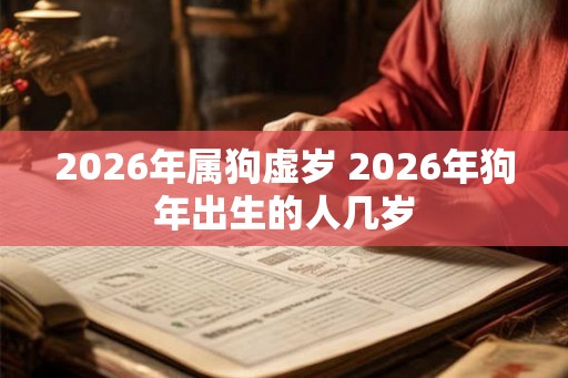 2026年属狗虚岁 2026年狗年出生的人几岁 2026年属狗虚岁 2026年狗年出生的人几岁