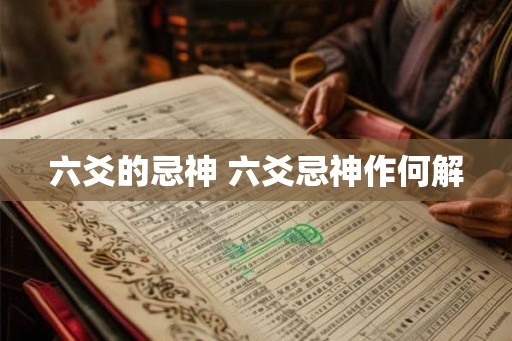 六爻的忌神 六爻忌神作何解