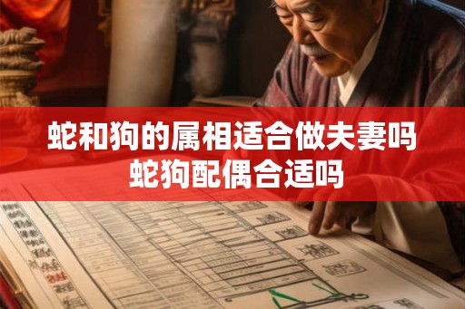 蛇和狗的属相适合做夫妻吗 蛇狗配偶合适吗