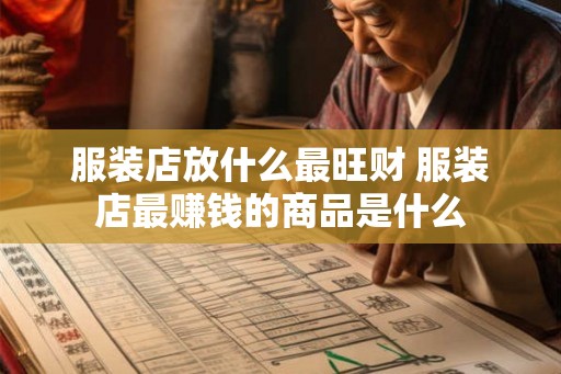 服装店放什么最旺财 服装店最赚钱的商品是什么 服装店放什么最旺财 服装店最赚钱的商品是什么
