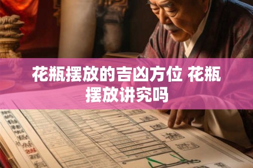 花瓶摆放的吉凶方位 花瓶摆放讲究吗