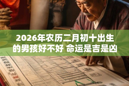 2026年农历二月初十出生的男孩好不好 命运是吉是凶