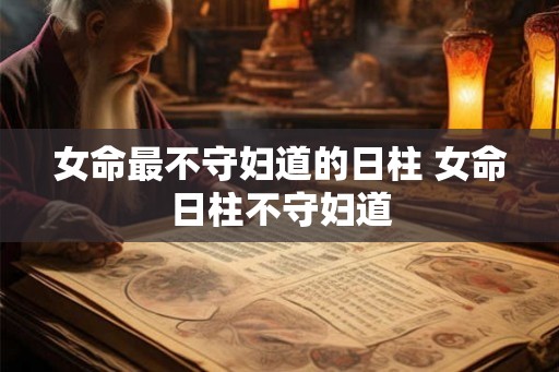 女命最不守妇道的日柱 女命日柱不守妇道 女命最不守妇道的日柱 女命日柱不守妇道